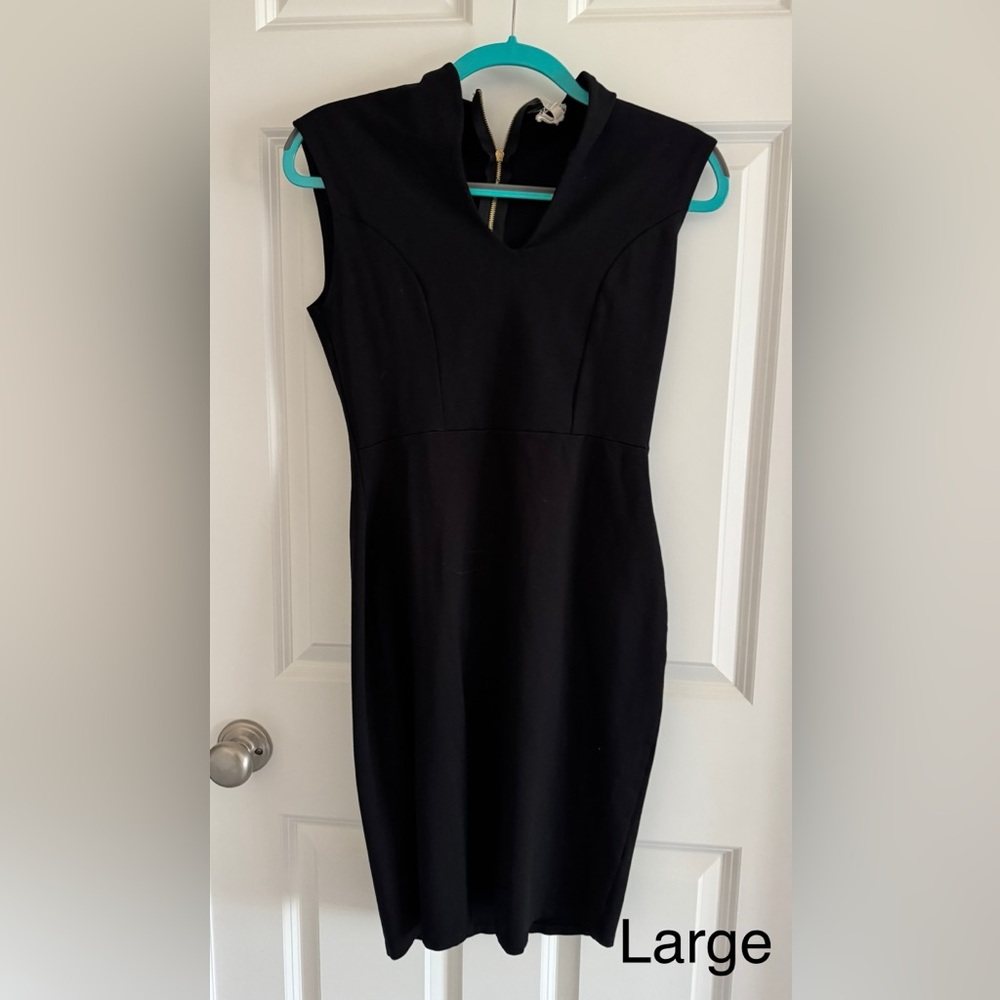 Elegant Black Sleeveless Dress